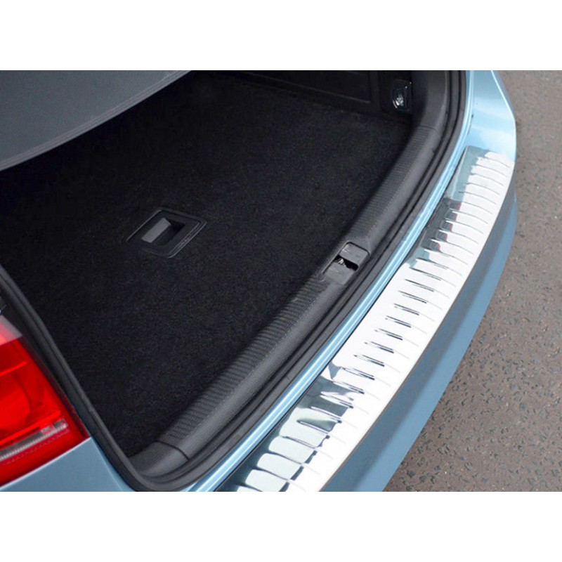 Накладка на задній бампер OmsaLine Глянець (SW, нерж) для Volkswagen Passat B7 2012-2015рр