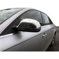 Накладки на дзеркала 2009-2012 (2 шт., нерж) для Ауди A6 C6 рр
