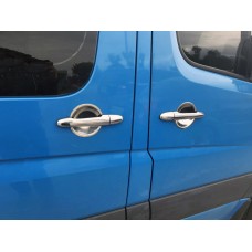 Хром под ручки (4 шт, нерж) для Volkswagen Crafter 2006-2016 гг