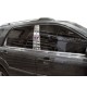 Накладки на стойки (6 шт, нерж) для Kia Sportage 2004-2010 гг