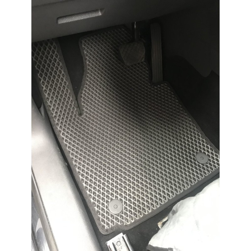 Килимки EVA (чорні) 2 шт, передні для Volkswagen Caddy 2015-2020 рр