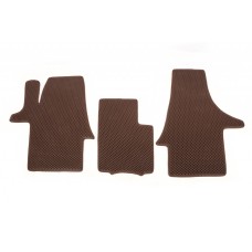 Килимки EVA (цегляні, передні, для 1-20251) для Volkswagen T5 Caravelle 2004-2010 рр