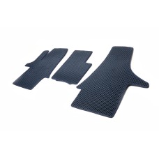 Килимки EVA (сині, передні, для 1 -2025 1) для Volkswagen T5 Caravelle 2004-2010 рр