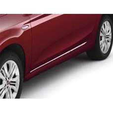 Молдинг дверной (4 шт, нерж) Carmos - Турецкая сталь для Fiat Tipo 2016- гг