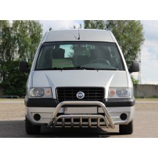 Кенгурятник WT002 (нерж) для Citroen Jumpy 1996-2007 рр