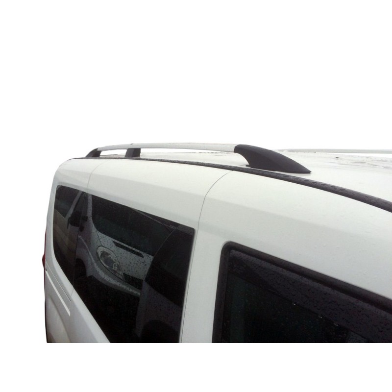 Рейлінги Хром Коротка, Чавунні ніжки для Opel Combo 2012-2018 рр