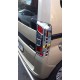Накладка на стопи з вигином (2 шт, пласт) для Citroen Nemo