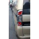 Накладка на стопи з вигином (2 шт, пласт) для Citroen Nemo