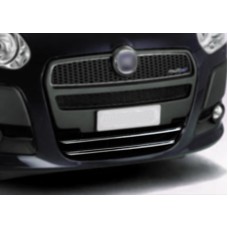 Накладка на нижню решітку (2010-2015, 2 шт, нерж.) для Fiat Doblo II рр