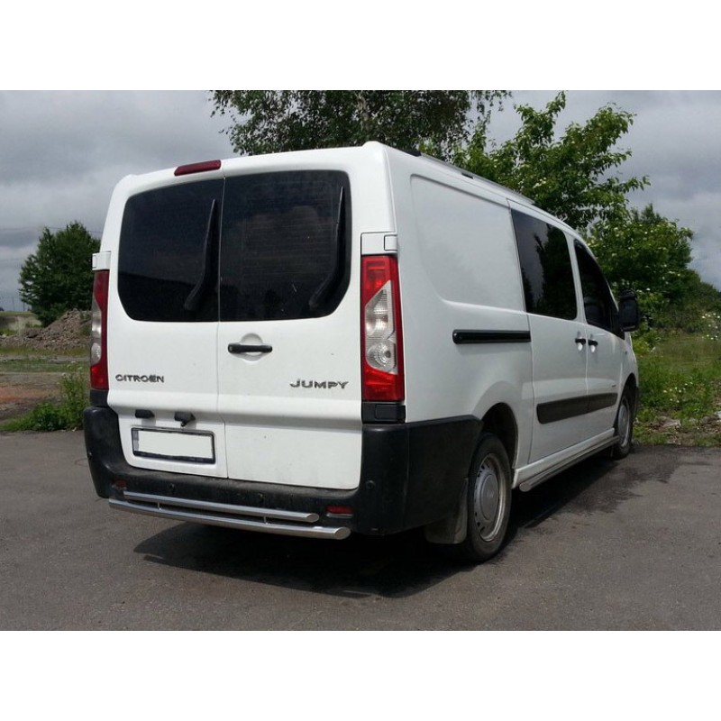 Задня дуга Double (нерж.) для Citroen Jumpy 2007-2017 рр