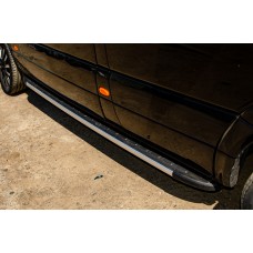 Бокові пороги Duru (2 шт., алюміній) Long/ExtraLong для Volkswagen Crafter 2006-2016 рр
