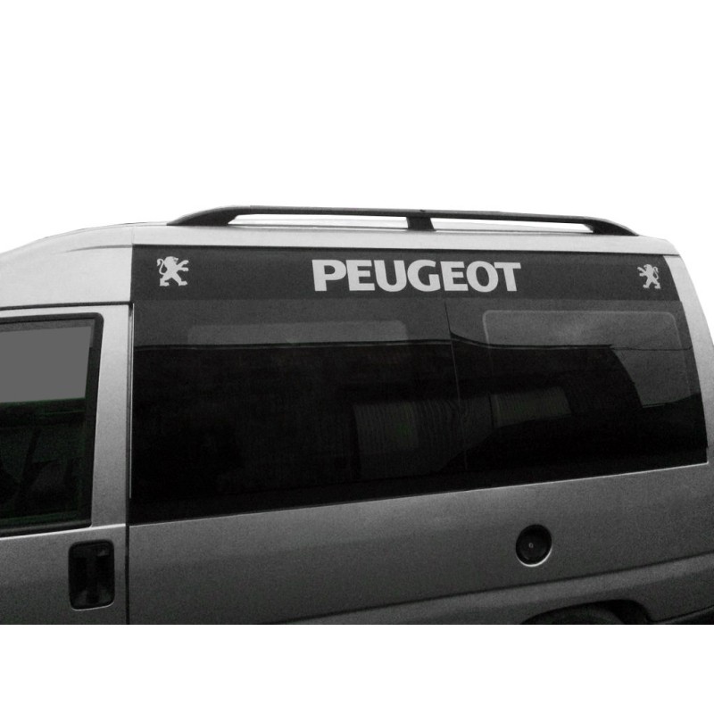 Рейлінги чорні Довга база, чавунні ніжки для Citroen Jumpy 1996-2007 рр