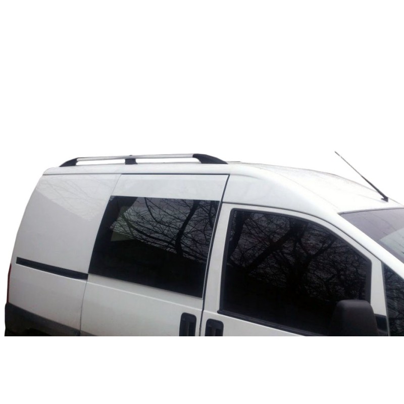 Рейлінги ХРОМ Довга база, чавунні ніжки для Citroen Jumpy 1996-2007 рр