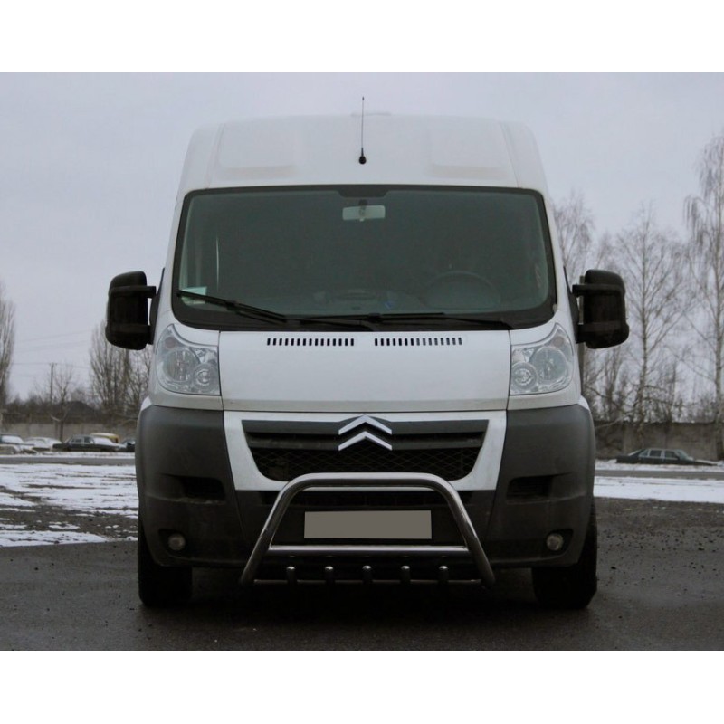 Передня дуга WT003 (нерж.) для Fiat Ducato 2006-2025 рр