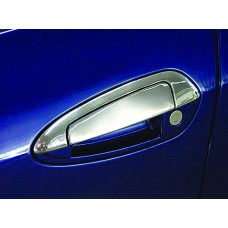 Накладки на ручки з верхівкою (8 деталей, нерж.) Carmos - Турецька сталь для Fiat Linea 2006-2018 рр