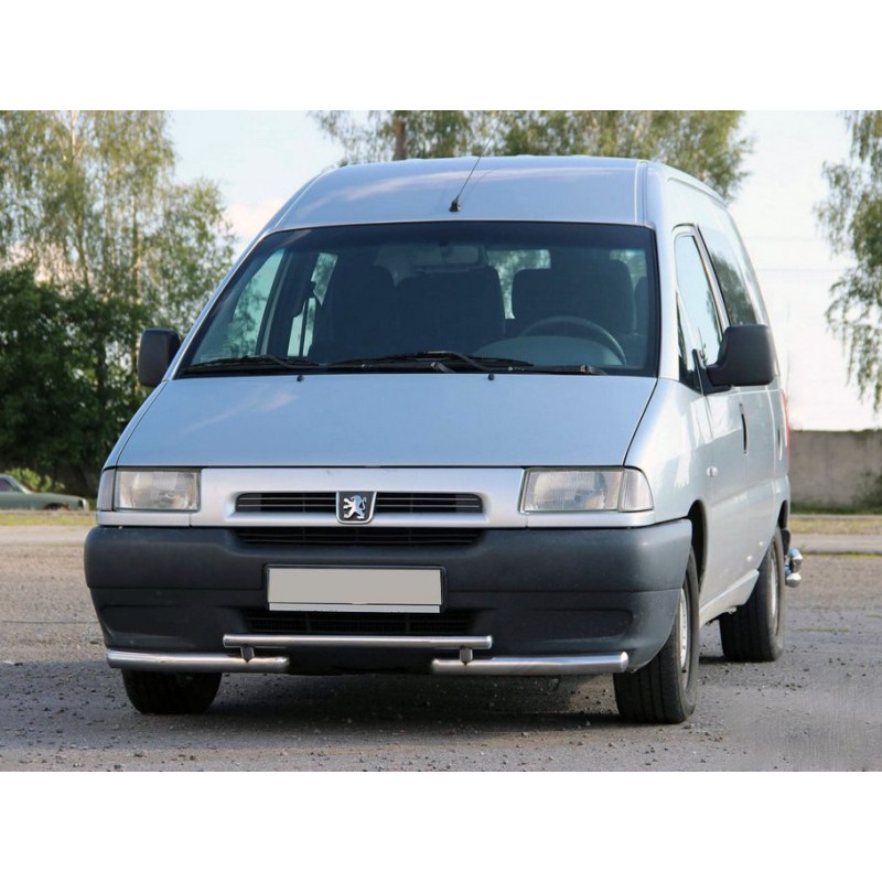 Передній захист ST009 (нерж) 60 мм для Citroen Jumpy 1996-2007 рр