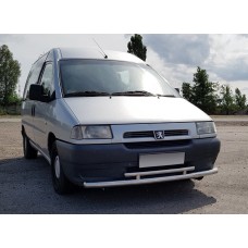 Передній захист ST016 (нерж) 51/42 мм для Citroen Jumpy 1996-2007 рр
