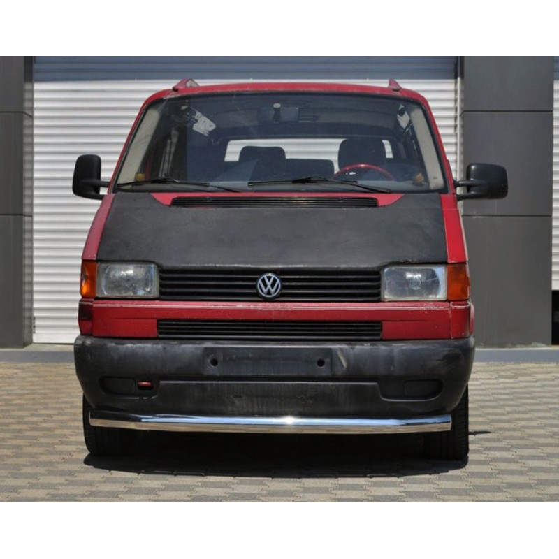 Нижня одинарна губа ST008 (нерж) 60мм для Volkswagen T4 Caravelle/Multivan