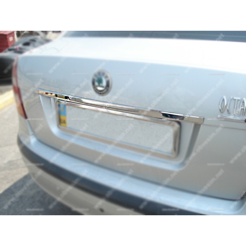 Хром планка над номером (нерж.) для Skoda Octavia II A5 2006-2010рр