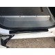 Накладки на дверные пороги (DDU, ABS-пластик) 3 шт, Глянец для Volkswagen Caddy 2004-2010 гг
