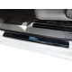 Накладки на дверные пороги (DDU, ABS-пластик) 3 шт, Глянец для Volkswagen Caddy 2004-2010 гг