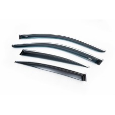 Вітровики з хром молдингом SD (4 шт, HIC) для BMW 5 серія E-60/61 2003-2010 рр