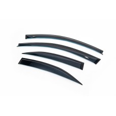 Ветровики (4 шт, HIC) для Ford Mondeo 2000-2007 гг