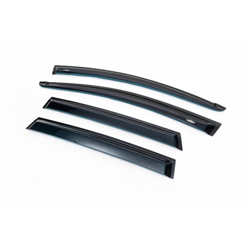 Ветровики (4 шт, HIC) для Ford Kuga 2008-2013 гг