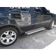 Боковые пороги Allmond Grey (2 шт, алюм.) для BMW X5 E-53 1999-2006 гг