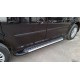 Бокові пороги Allmond Grey (2 шт., алюміній) Максі база для Volkswagen Caddy 2015-2020 рр