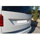 Накладка над номером (1 дверной, нерж.) для Volkswagen Caddy 2015-2020 гг