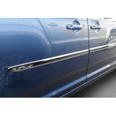 Накладки на молдинги (коротка база, 4 шт, нерж) для Volkswagen Caddy 2015-2020 рр