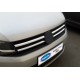 Накладки на решетку (2 шт, нерж) Carmos - Турецкая сталь для Volkswagen Caddy 2015-2020 гг