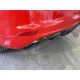 Накладка на задний бампер HB (под покраску) для Ford Focus III 2011-2017 гг
