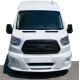 Накладка на передній бампер LED (2014-2019, під фарбування) для Ford Transit 2014- рр