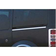 Молдинг під зсувні двері (нерж.) 1 двері, стандартна база для Ford Connect 2006-2009 рр