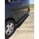 Бокові пороги Bosphorus Grey (2 шт., алюміній) Довга база для Ford Custom 2013-2022 рр