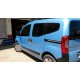 Молдинг під зсувні двері (2 шт, нерж.) Carmos - Турецька сталь для Fiat Fiorino/Qubo