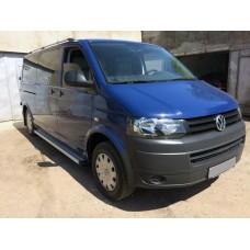 Бокові пороги Maya V2 (2 шт., алюміній) Коротка база для Volkswagen T6