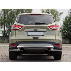 Задня дуга AK002-3 (нерж) для Ford Kuga/Escape 2013-2019 рр