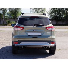 Задня дуга AK002 (нерж) для Ford Kuga/Escape 2013-2019 рр