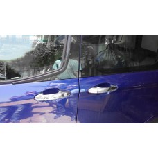 Накладки на ручки (4 шт., нерж.) Carmos - Турецька сталь для Ford Courier 2014-2023 рр
