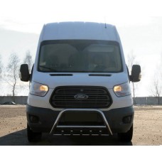 Кенгурятник WT003 (нерж.) для Ford Transit 2014- рр
