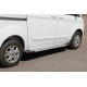 Бокові пороги Line (2 шт., алюміній) Коротка база для Ford Custom 2013-2022 рр