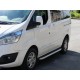 Бокові пороги Fullmond (2 шт., алюм.) Коротка база для Ford Custom 2013-2022 рр