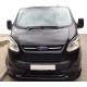 Накладка на передній бампер (2013-2017, під фарбування) для Ford Custom рр