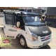 Окантовка вікон Carmos (2 шт., нерж.) для Ford Transit 2000-2014 рр