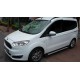 Боковые пороги DOT-Line (2 шт., алюм.) Макси база для Ford Connect 2014-2021 гг
