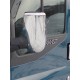 Накладки на дзеркала (2 шт) Carmos - Полірована нержавіюча сталь для Ford Transit 2000-2014 рр
