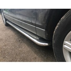 Бокові пороги Maydos V2 (2 шт., Алюміній -2025 нерж) для Hyundai Staria